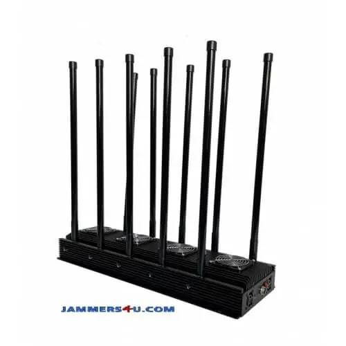 POWERFUL 10 BANDS 200W+ 5G 4G 5GHZ WIFI GPS UHF VHF JAMMER UP TO 150M